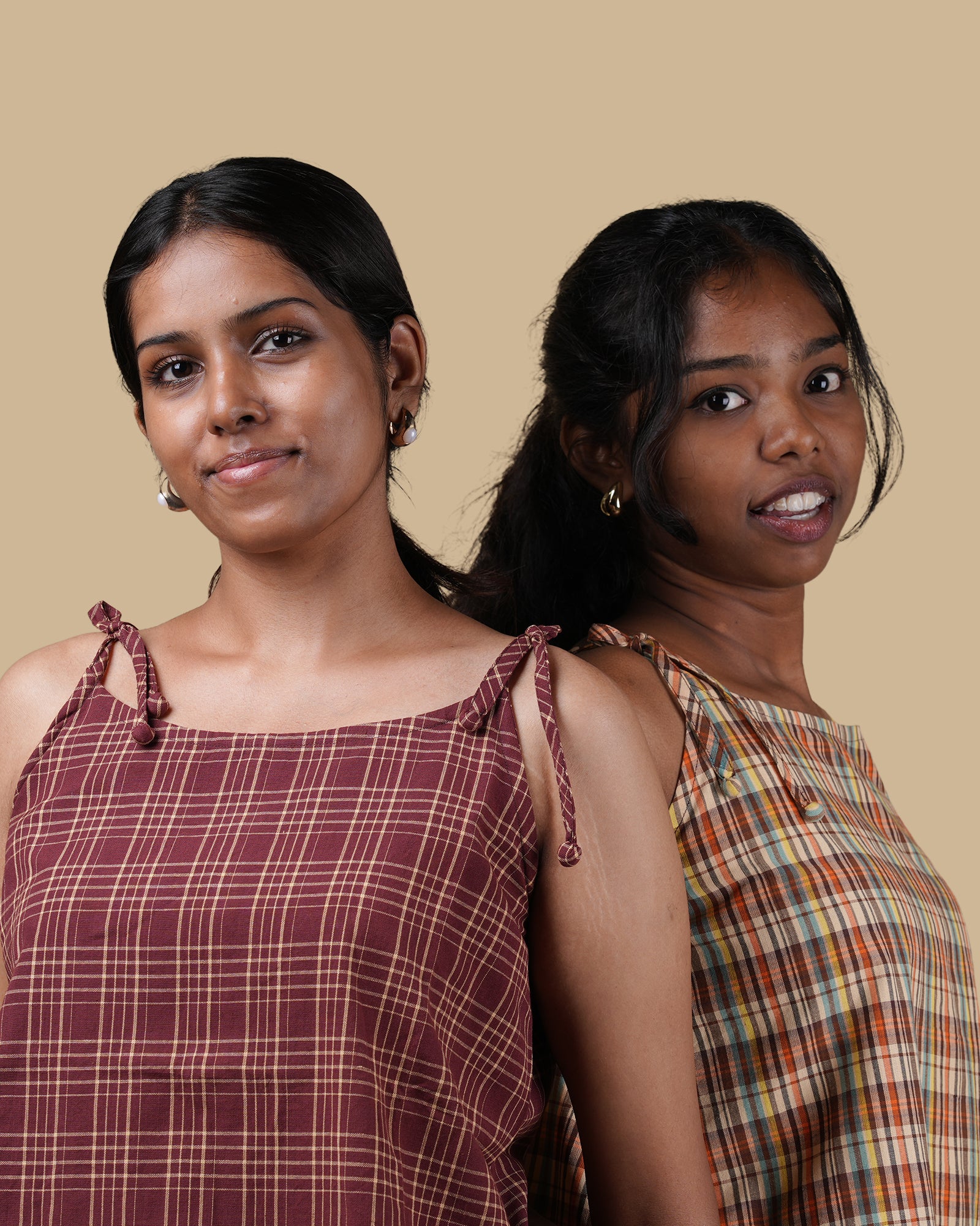 THE TIE UP COTTON TOP - RED