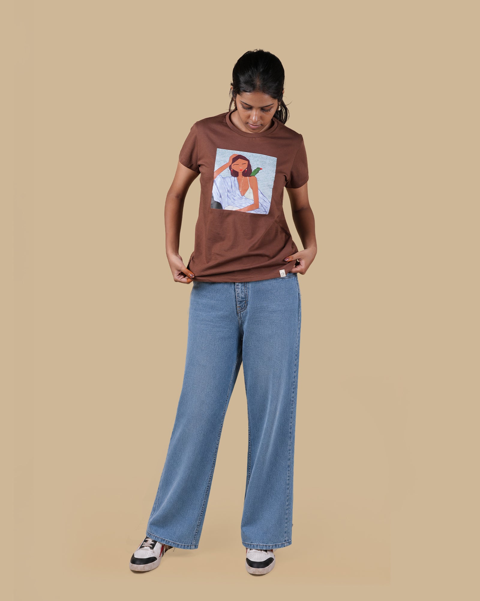ARTIST EDIT TEE - BROWN