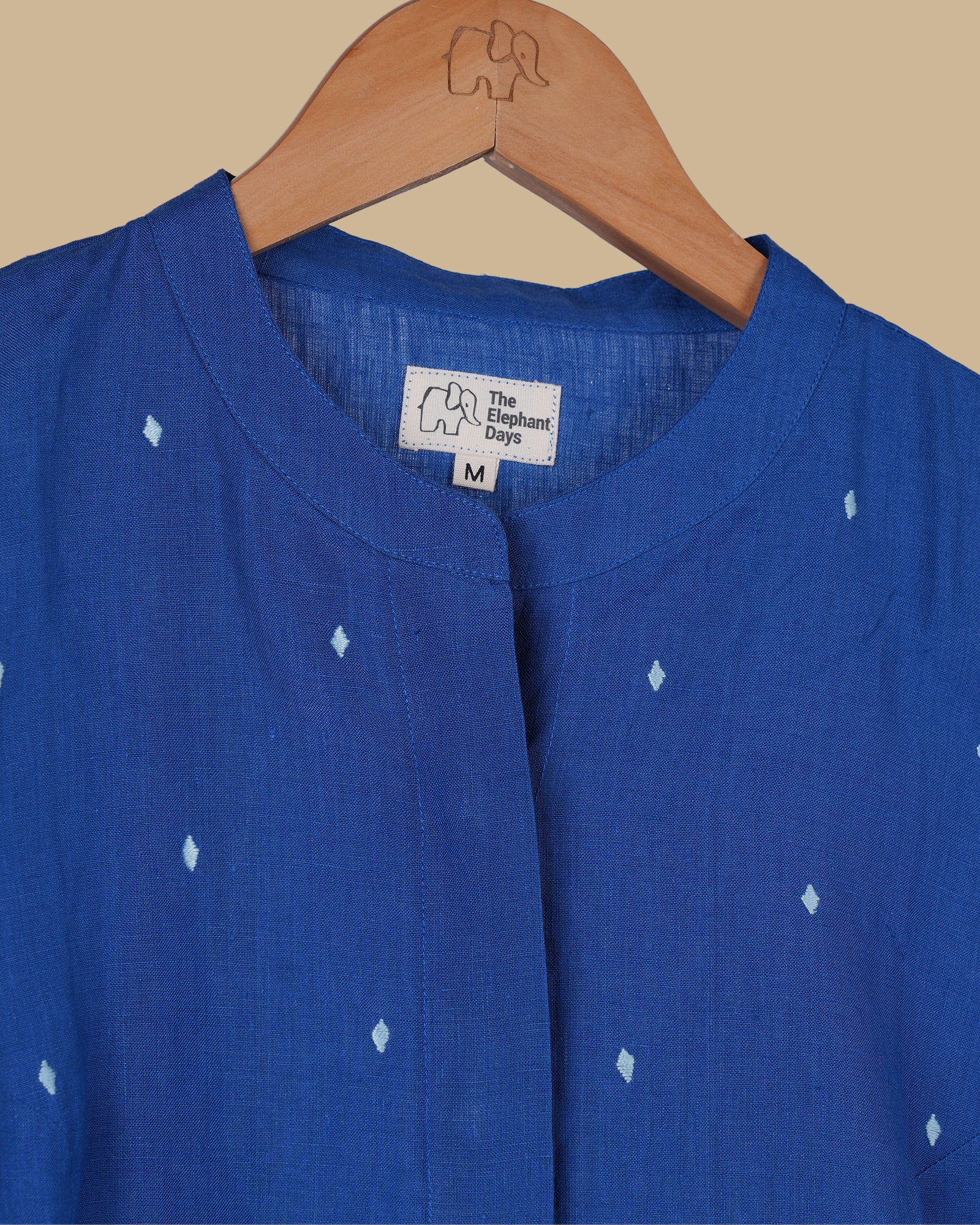 THE MOTIFS COTTON TOP - BLUE