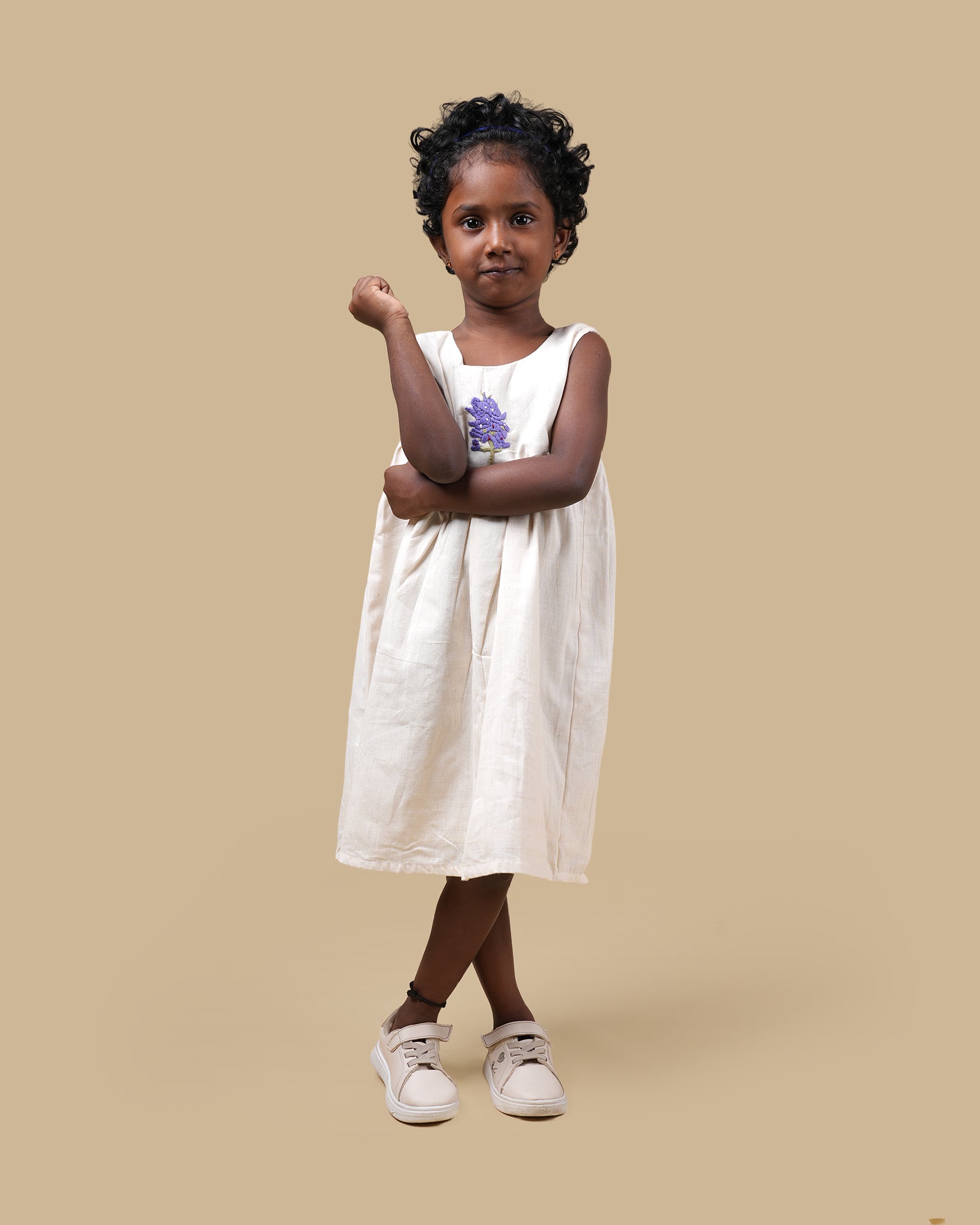 ORGANIC COTTON DRESS - WHITE